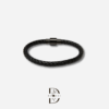 Braided Leather Bracelet - Black